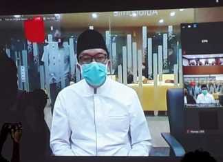 Mantan Menteri Pemuda dan Olah Raga Imam Nahrawi divonis 7 tahun penjara, dan denda Rp 400 juta subsider kurungan penjara tiga bulan, karena terbukti melakukan korupsi. [Suara.com/Welly Hidayat]