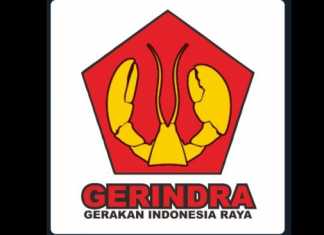 Logo Partai Gerindra diubah jadi kepala lobster. (Twitter/@Puspen_PKI)
