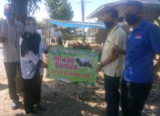 PT Semen Tonasa menyalurkan bantuan sapi kurban untuk 11 desa dan kelurahan sekitar pabrik untuk Hari Raya Idul Adha.