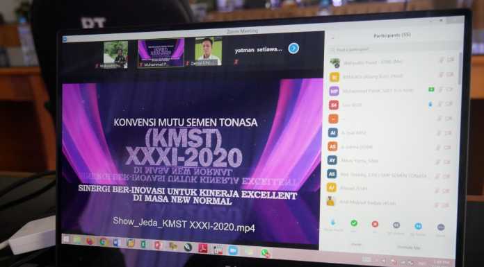 Perusahaan Semen Tonasa menggelar konvensi mutu ke XXXI tahun 2020.