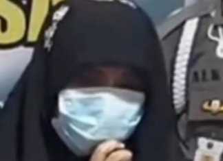 Pelaku aksi lempar dan ancam robek Alquran, IN. (Foto: Ist)