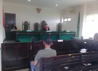 Pengadilan Negeri Pangkajene melaksanakan sidang penetapan konsinyasi ganti rugi tanah lahan rel kereta api, bagi warga Kelurahan Manggalekana Kecamatan Labakkang. (Ist).