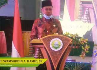 Bupati Pangkep Syamsuddin Hamid (Ist)