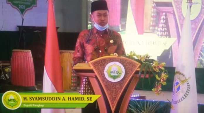Bupati Pangkep Syamsuddin Hamid (Ist)
