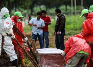 Illustrasi pemakaman jenazah covid-19.(kompascom )