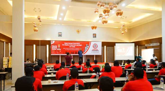 Perusahaan PT Semen Tonasa menggelar pelatihan bagi pekerja bangunan (Humas ST.