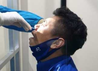 Jansen Sitindaon jalani swab test (Twitter/jansen_jsp)