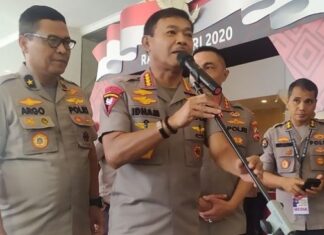 Kapolri Jenderal Idham Aziz di gedung PTIK, Rabu (29/1/2020). (Suara.com/Stephanus Aranditio)