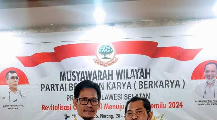 Muhammad Arsyad Yunus (MAY) resmi menempati posisi sebagai Ketua Dewan Pimpinan Daerah (DPD) Kabupaten Pangkep, Sulawesi Selatan. (Ist).