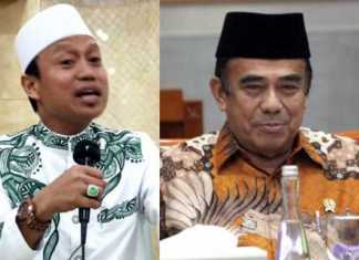 Ustaz Das’ad Latif dan Menteri Agama Fachrul Razi (terkini.id)