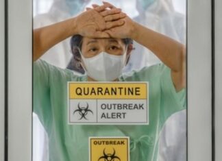 Ilustrasi virus Corona Covid-19. (Shutterstock)