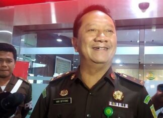 Kapuspenkum Kejaksaan Agung Hari Setiyono. [ANTARA/Anita Permata Dewi]