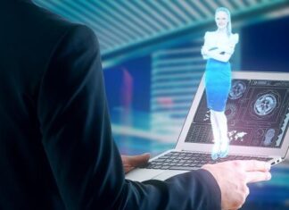 Ilustrasi hologram. [Shutterstock]