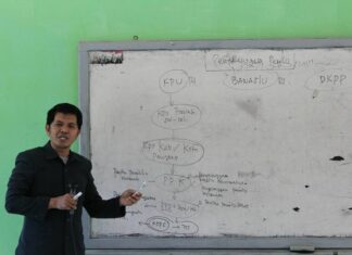 Ketua KPU Pangkep Burhan A.(Ist).