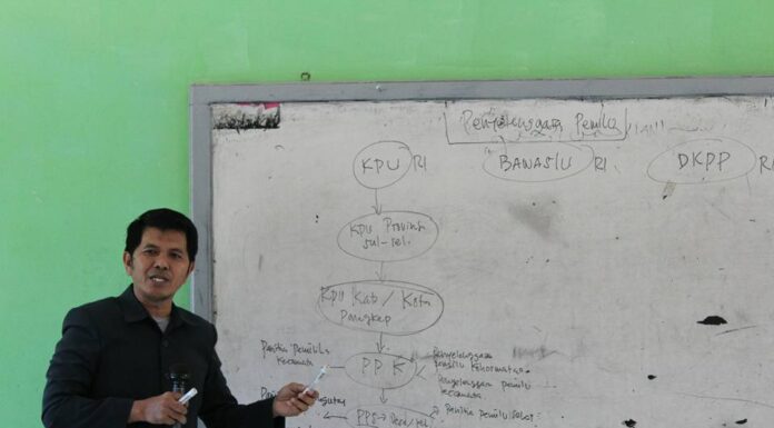 Ketua KPU Pangkep Burhan A.(Ist).