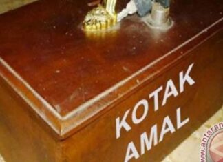 Ilustrasi Kotak Amal. (Antara)