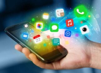 Ilustrasi aplikasi-aplikasi dalam ponsel pintar (Shutterstock).