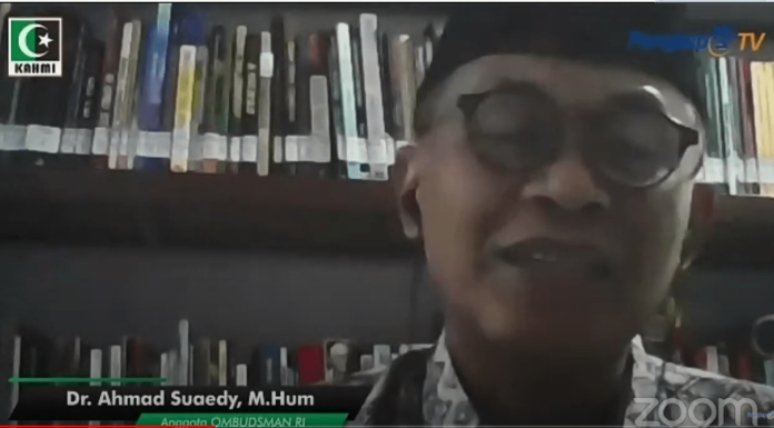 Pembelajaran Jarak Jauh, Ombudsman RI: Keluhan Orang Tua Masalah Internet Anggota Ombudsman RI Ahmad Suaedy.(Youtube/Pangkep tv).