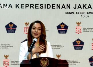 Juru Bicara Pemerintah untuk Covid-19, dr. Reisa Broto Asmoro. (Suara.com/Tyo)