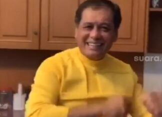 Nurdin Halid goyang TikTok / [SuaraSulsel.id / Istimewa]