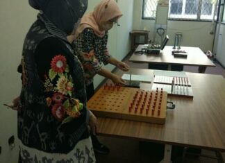 Mensos, Tri Rismaharini, di Balai Besar Rehabilitasi Vokasional Bina Daksa (BBRVBD) �Inten Soeweno� Cibinong, Bogor, beberapa waktu lalu. (Dok: Kemensos)