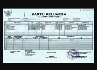 Ilustrasi Kartu Keluarga atau KK (kependudukancapil.jakarta.go.id)