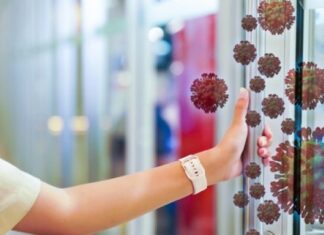 Cara virus corona menyebar - Ilustrasi penyebaran virus corona. (Shutterstock)