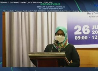 Direktur Cita Madani Institute Suhartini Suaedy. (Pangkep TV).