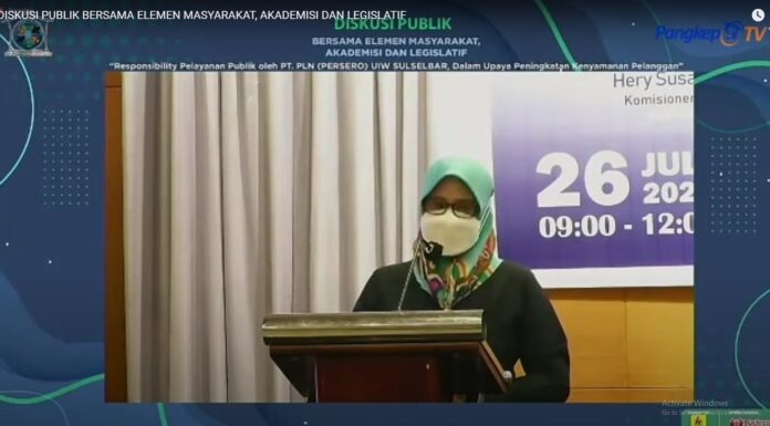 Direktur Cita Madani Institute Suhartini Suaedy. (Pangkep TV).