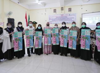 Poster Pintar Cegah Stunting yang dibuat Dinas Kesehatan Kabupaten Pangkep.(Ist).