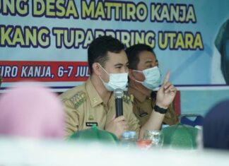 Bupati Pangkep Muhammaf Yusran Lalogau (MYL).(Pangkep.terkini.id).