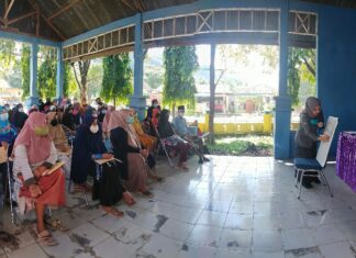 Kementerian Sosial memberikan penghargaan pilar sosial kepada Sumber Daya Manusia (SDM) Program Keluarga Harapan (PKH) Kabupaten Pangkep. (Ist).