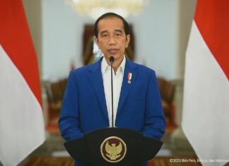 Harta Kekayaan Jokowi Rp 63,6 Miliar, Punya 20 Bidang Tanah dan 8 Kendaraan - Presiden Jokowi dalam sambutan peringatan Haornas ke-38, Kamis (9/9/2021). [Tangkapan layar/Youtube Kemenpora]