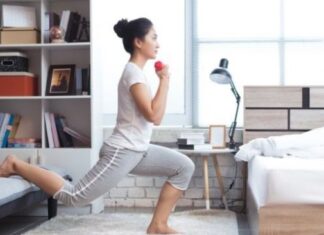 Ilustrasi olahraga di rumah (shutterstock)