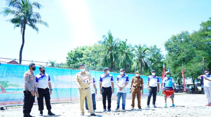 Praporprov Cabor Voli Pasir Diikuti 11 Kabupaten di Sulsel Kabupaten Pangkep