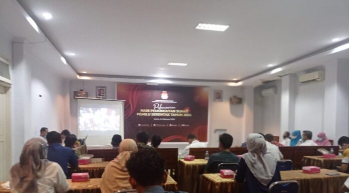 Peluncuran Hari Pemungutan Suara Pemilu Serentak Tahun 2024 Pemilu 2024