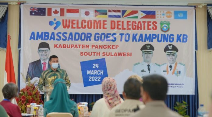 MYL Sampaikan Capaian Turunkan Angka Stunting di Pangkep di Depan Kunjungan 7 Delegasi Negara DP2KBP3A