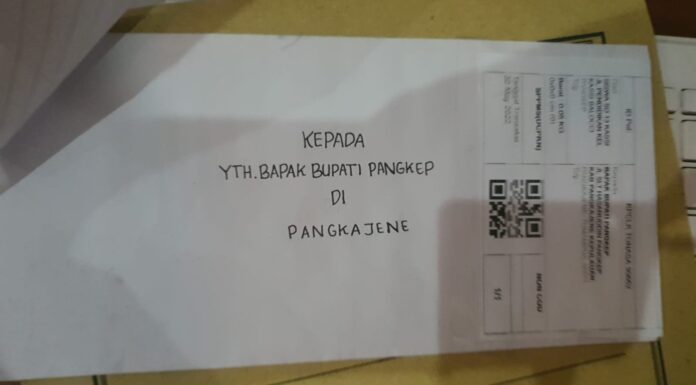 Siswa SD Kirim Surat ke Bupati Pangkep, Ingin Liat Kantor dan Berfoto bersama, Isinya Mengharukan