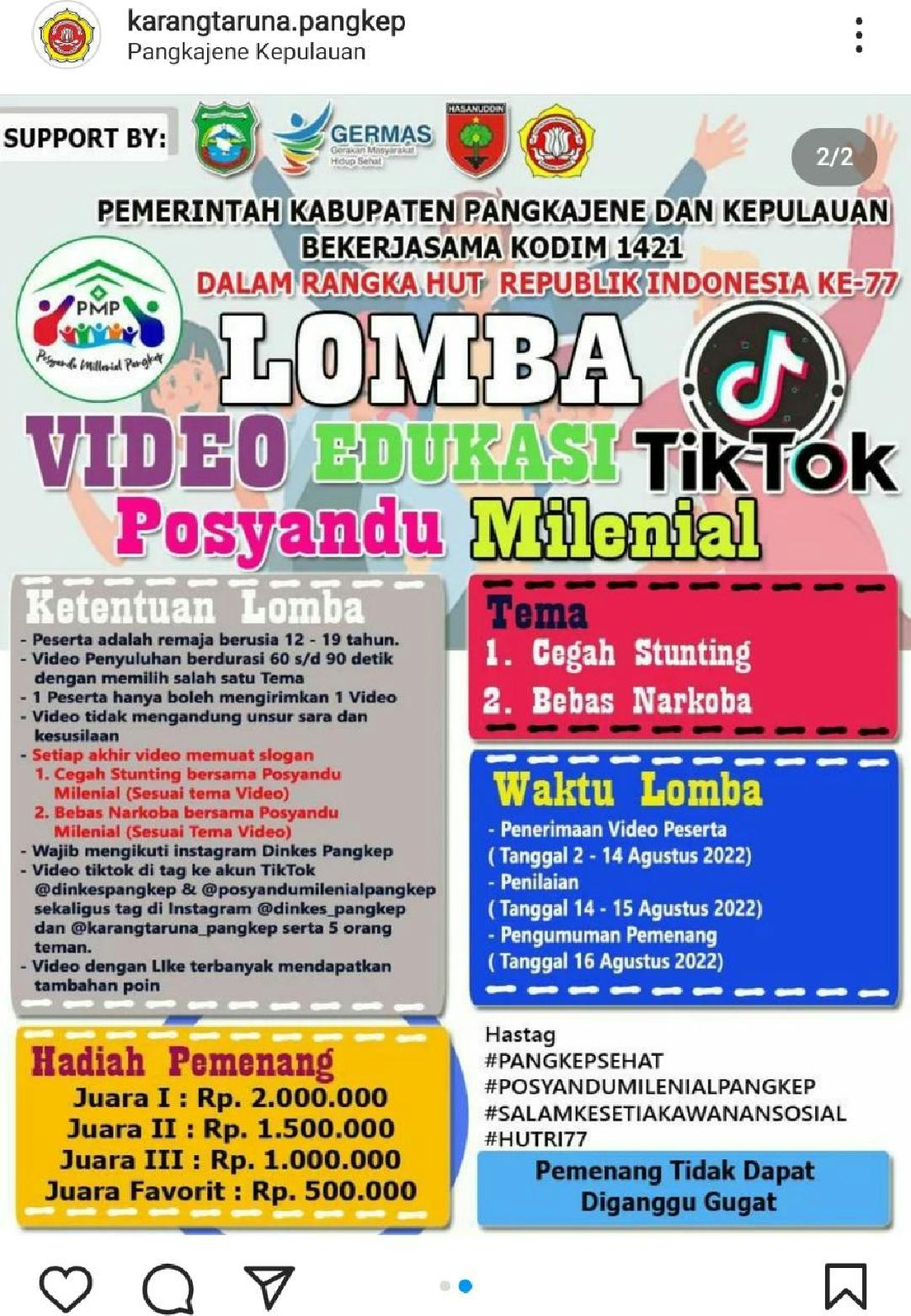 Posyandu Milenial Pangkep, Dinkes Gunakan Tiktok Edukasi Bagi Remaja