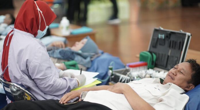 Peringati Bulan K3 Nasional, Semen Tonasa Gelar Kegiatan Donor Darah PMI