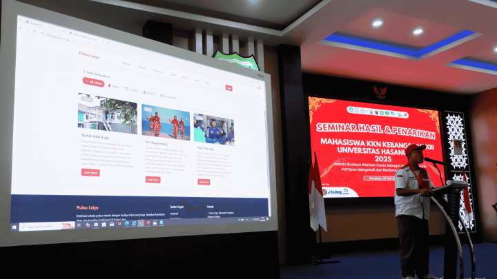 Luaran Unggulan KKN Kebangsaan XIII: Website Wisata Pulau Laiya Mendapat Apresiasi dari Pemerintah Kabupaten Pangkajene dan Kepulauan